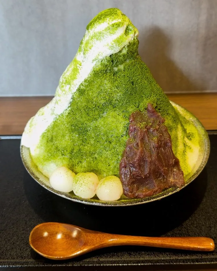 濃厚宇治抹茶のかき氷